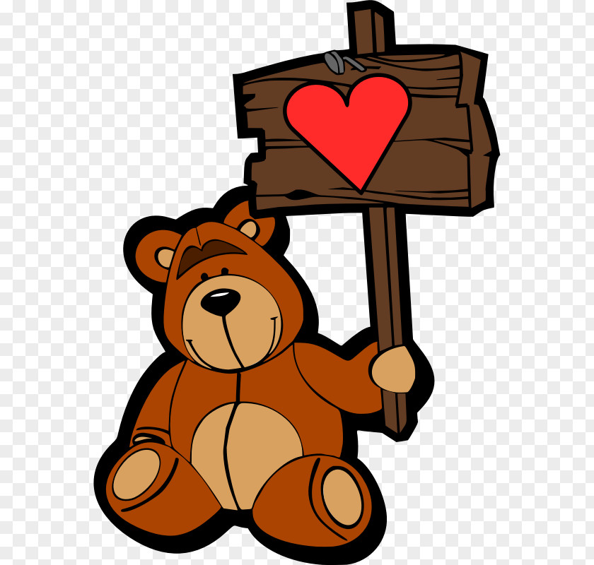Love Heart Bear Giant Panda Clip Art PNG