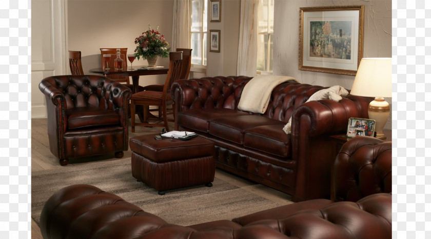 Table Recliner Chesterfield Couch Furniture PNG