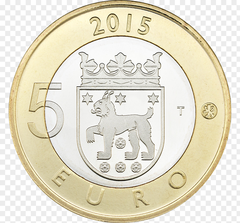 Coin Bi-metallic Tavastia Gold Finland PNG