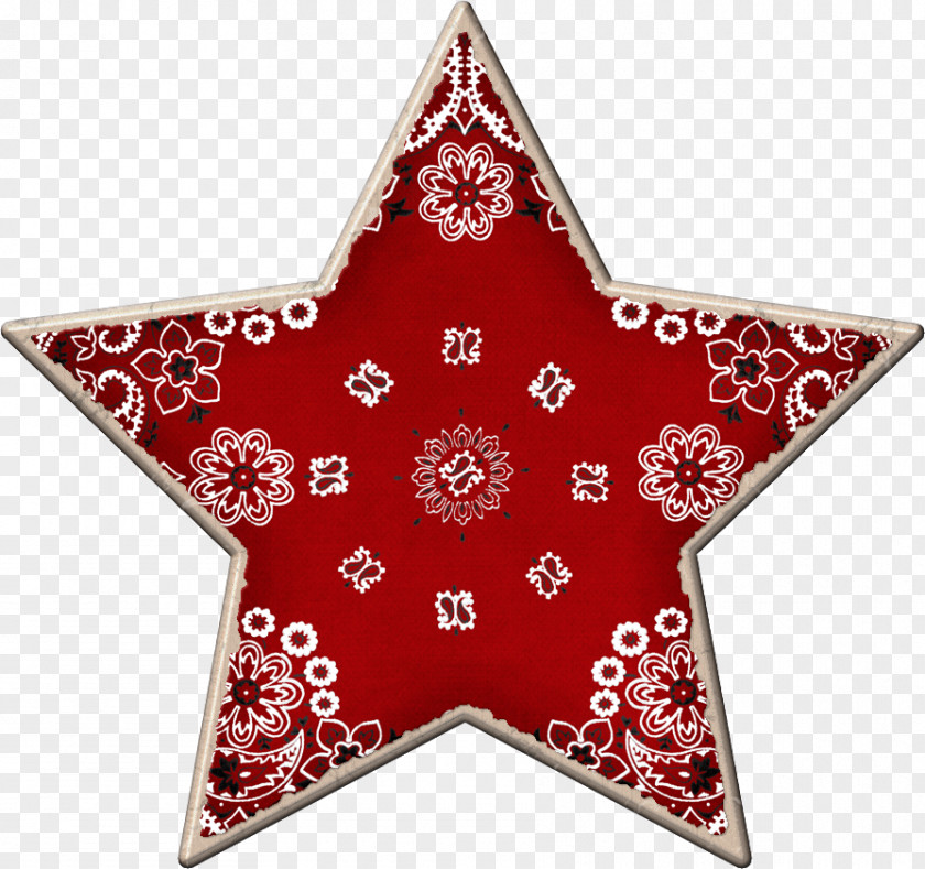 Living With A Star Kerchief Western Clip Art PNG