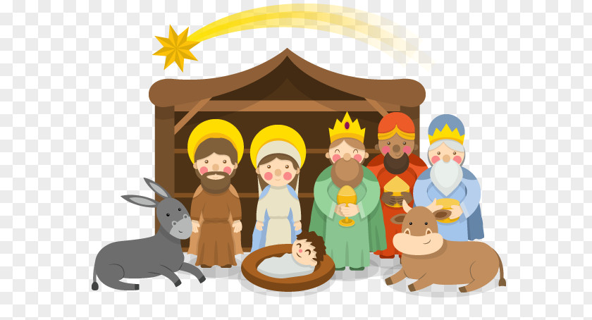 October Scene Novena Of Aguinaldos Christmas Day Christ Child Nativity Jesus PNG