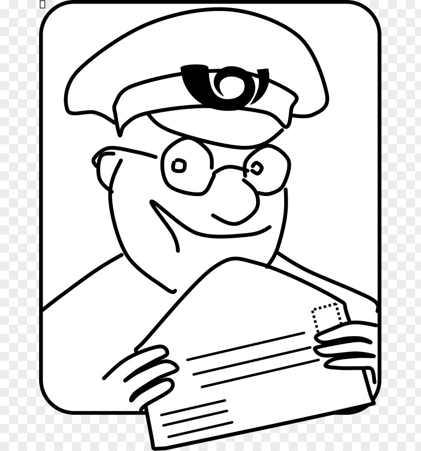 Snowman Face Clipart Drawing Mail Carrier Illustration PNG