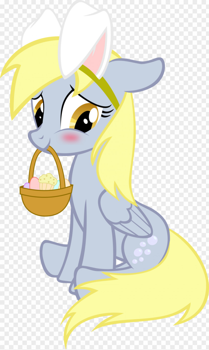 Easter Pony Derpy Hooves Rarity Applejack Bunny PNG