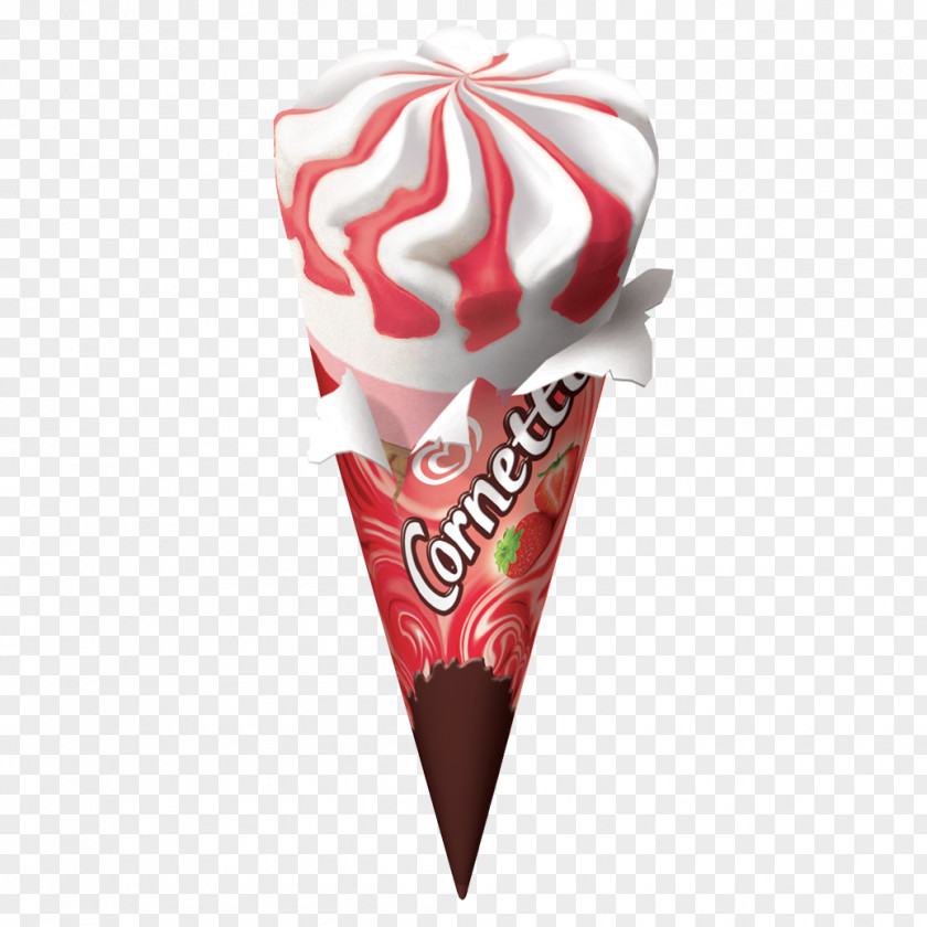 Healthy Eating Ice Cream Cones Cornetto Strawberry Flavor PNG