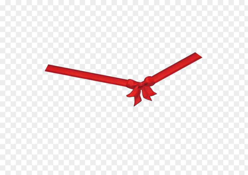 Red Ribbon Bow Angle Propeller PNG