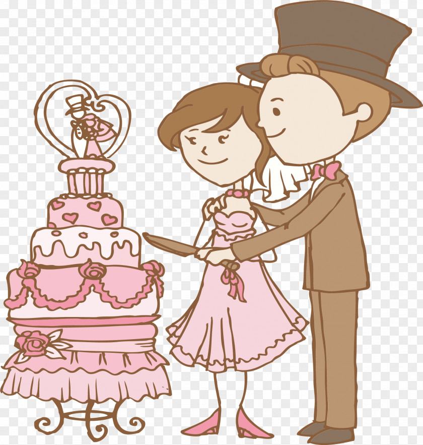 Small Fresh Pink Cake Wedding Layer PNG