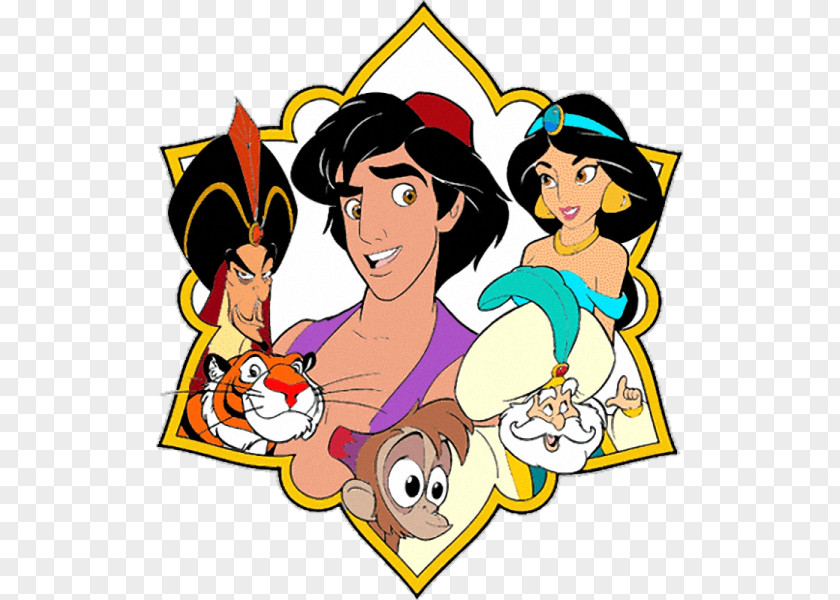 Aladdin Princess Jasmine Genie Jafar Abu PNG