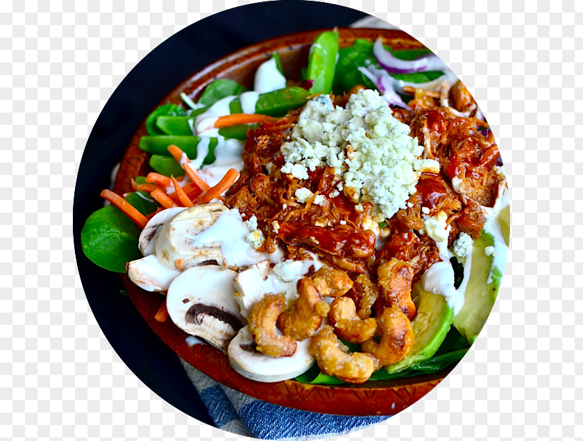 Barbecue Thai Cuisine Pulled Pork Taco Spinach Salad PNG