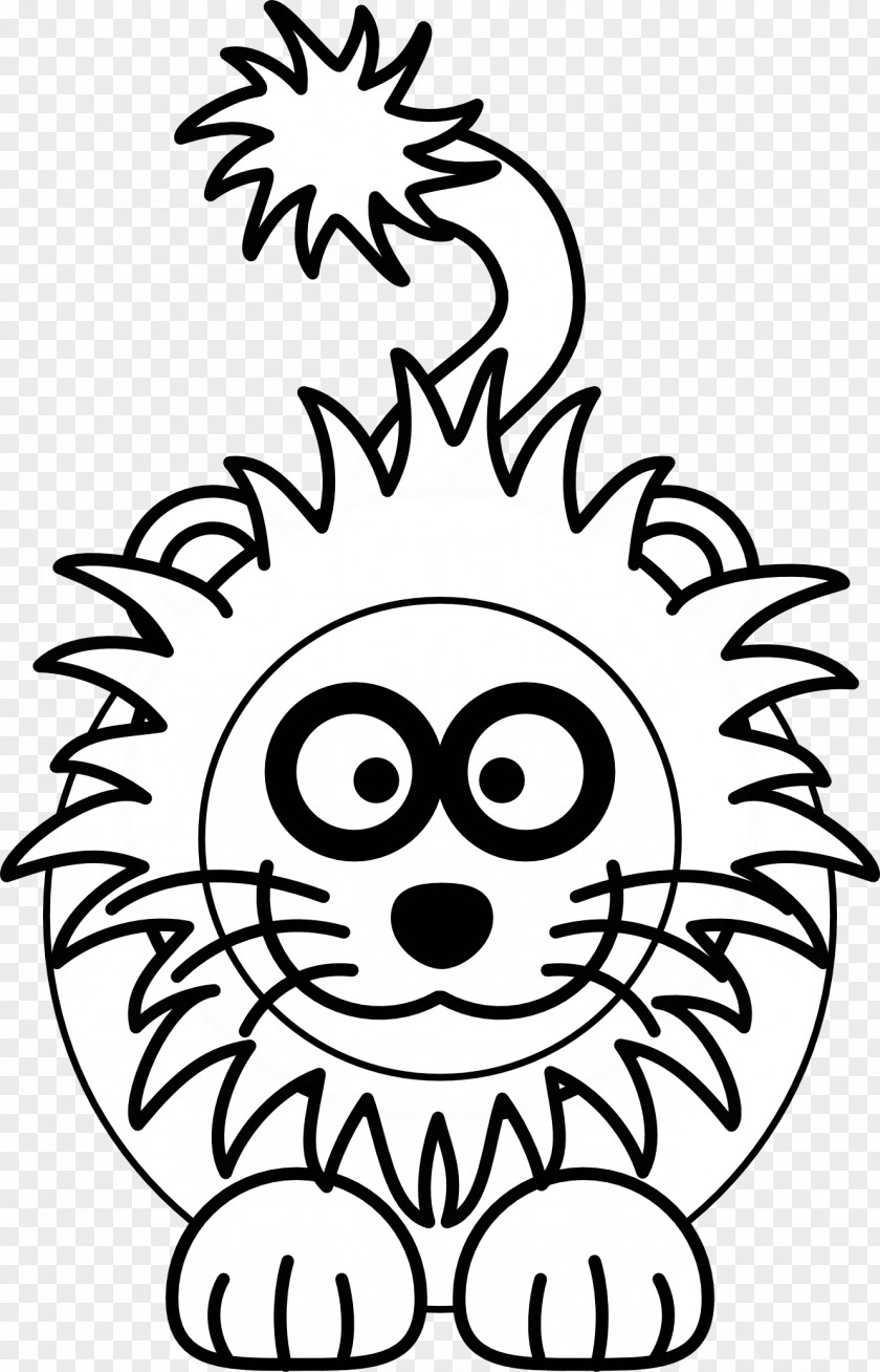 Cartoon Lion Drawing Clip Art PNG