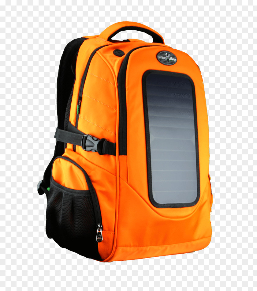 Hitech Solar Backpack Bag Panels Power PNG