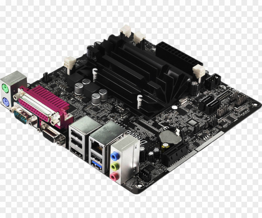 Miniitx Intel Mini-ITX Motherboard ASRock Q1900B-ITX PNG