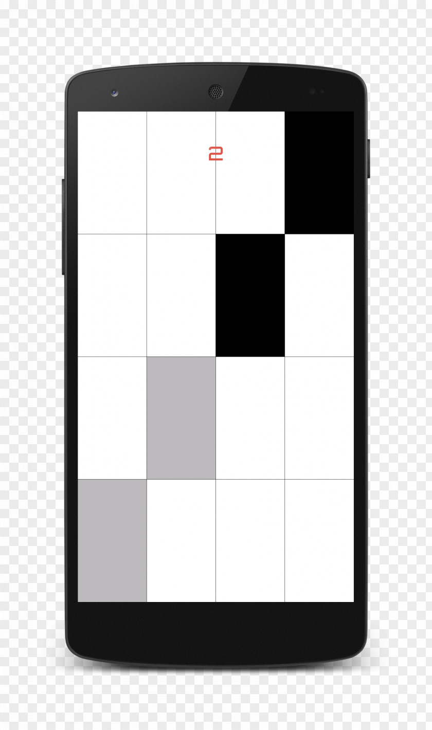 Piano Tiles Black & White Tap On Android PNG