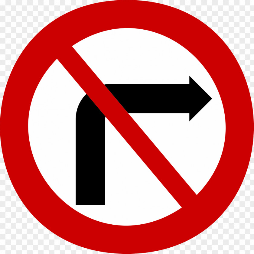 Turn Right Traffic Sign Regulatory Royalty-free Road PNG