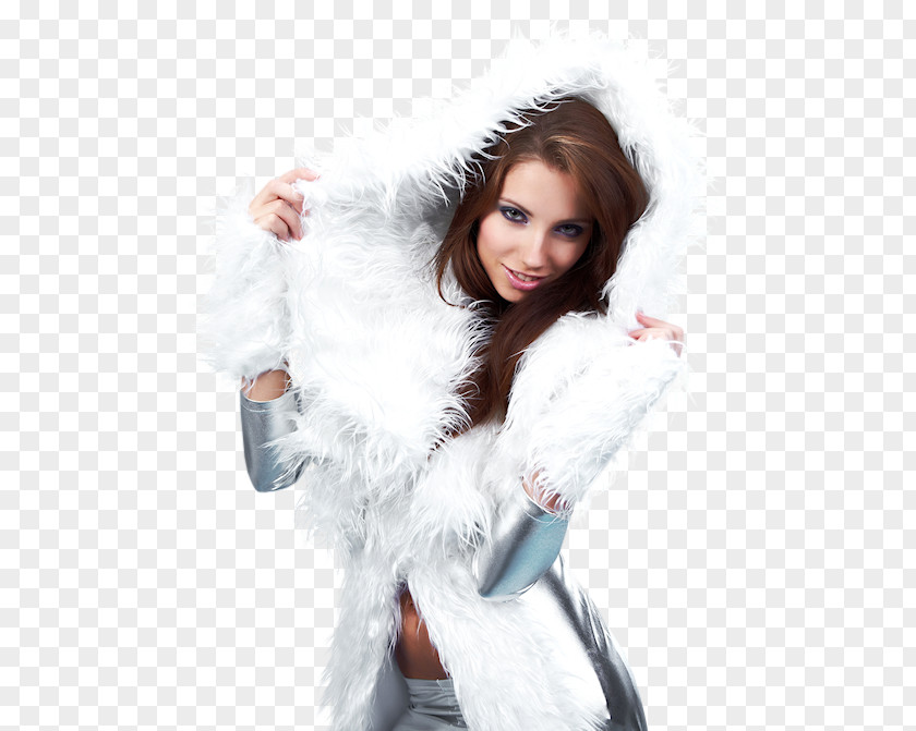 Winter-girl Desktop Wallpaper Metaphor Fur Clothing PNG
