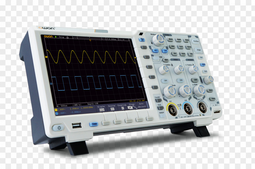 Digital Storage Oscilloscope Data Waveform Types PNG