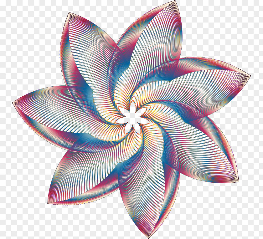 Flower Line Desktop Wallpaper Art PNG