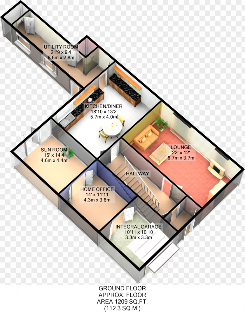 Design Floor Plan PNG