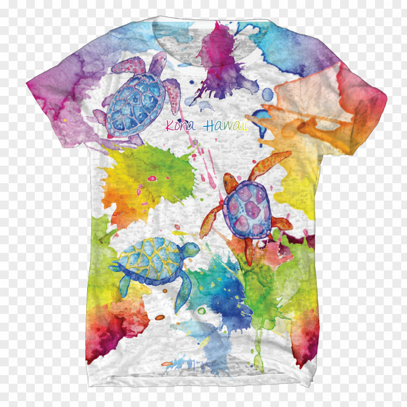 T-shirt Violet Dye Flower PNG