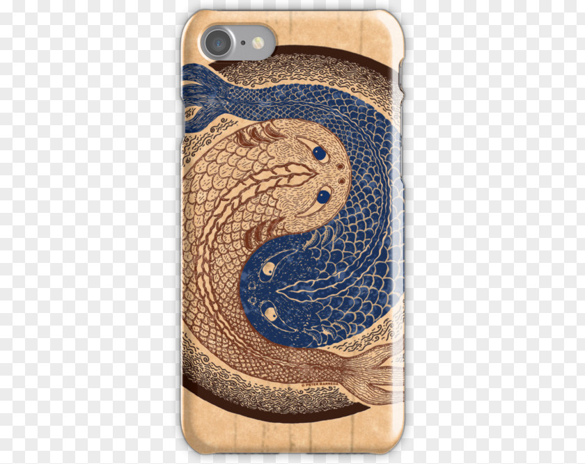 Yin Yang Fish IPhone And T-shirt Art PNG