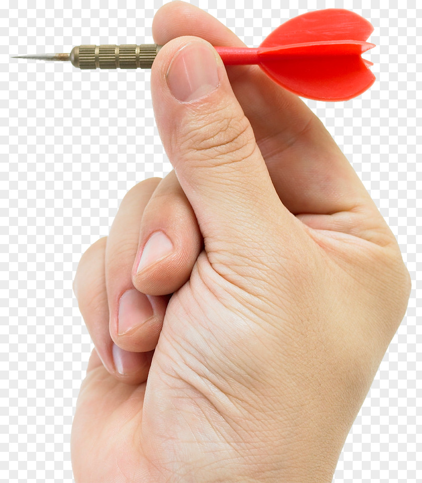 Darts Hand Red PNG