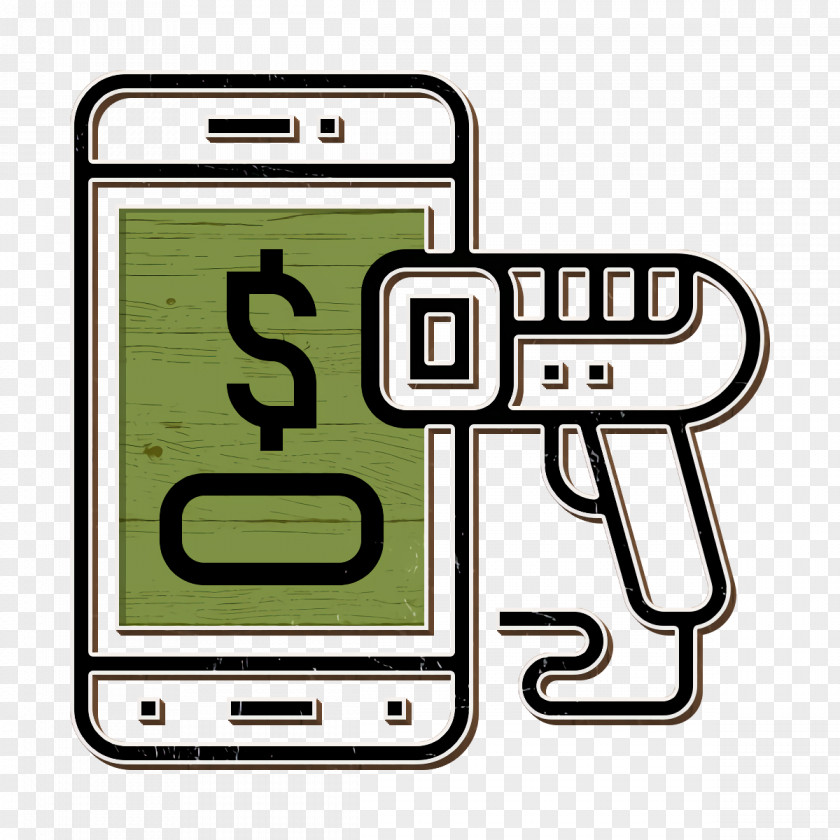 Digital Banking Icon Mobile Payment Scanner PNG