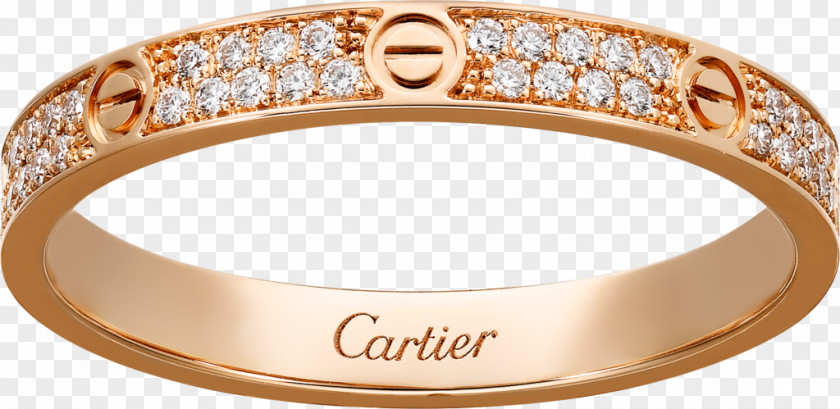 Pink Ring Cartier Love Bracelet Jewellery Diamond PNG