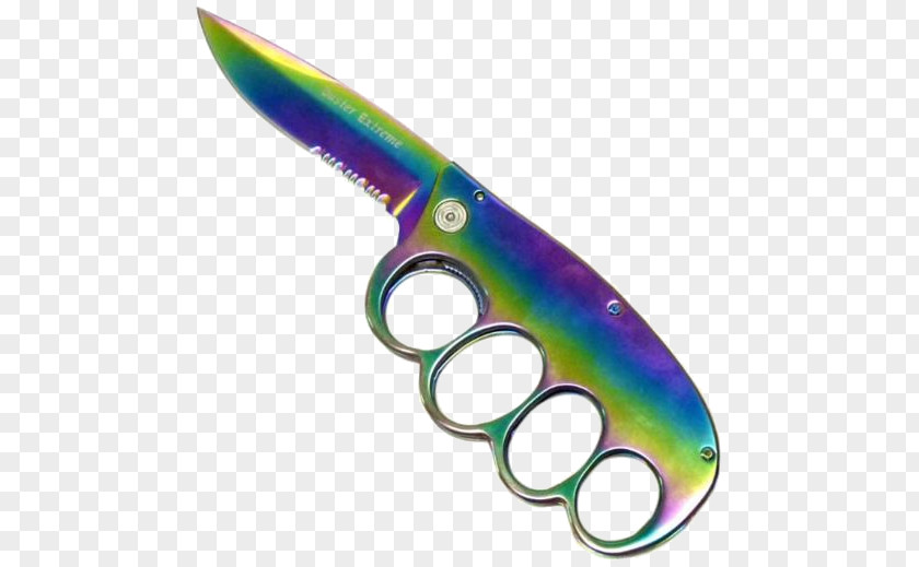 Pocket Trench Knife Pocketknife Assisted-opening Brass Knuckles PNG