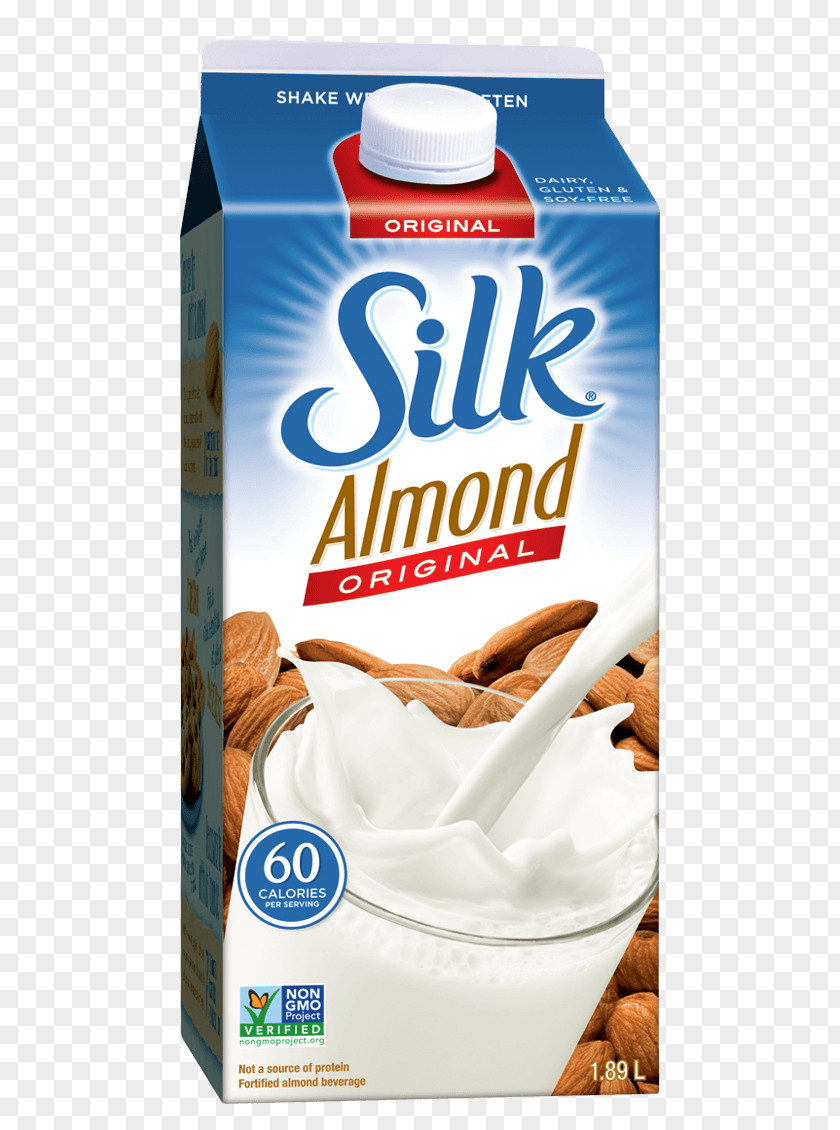 Almond Pudding Milk Soy Cream Silk PNG