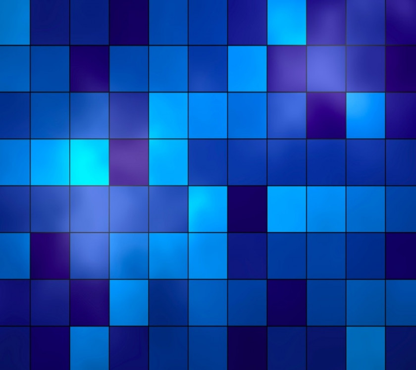 Blue Glass Tile Floor Mosaic PNG