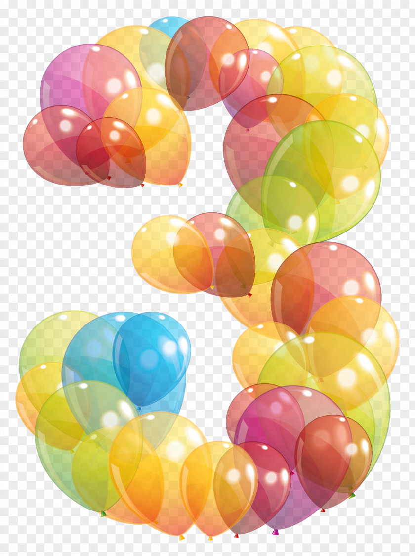 Decorative Balloons Balloon Birthday Number Clip Art PNG