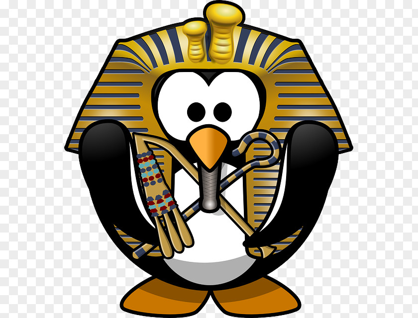 Egypt Tourism Ancient Tutankhamun's Mask Penguin Clip Art PNG