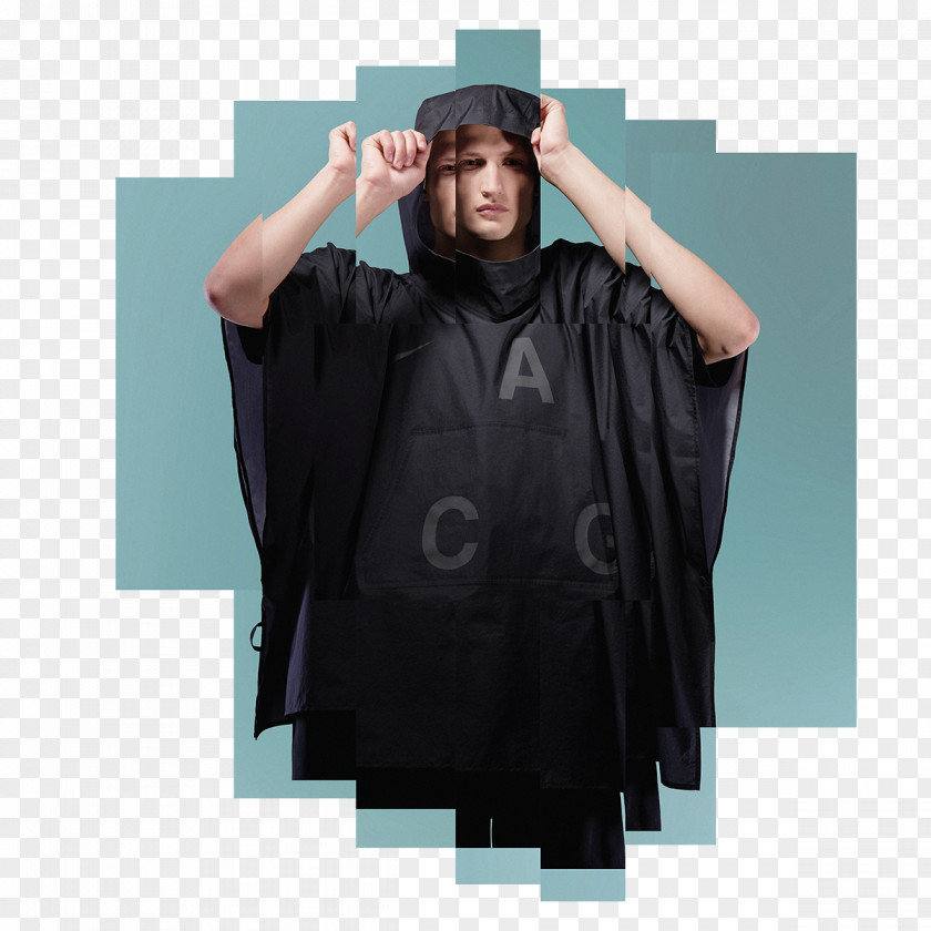 Poncho Tracksuit Hood Pocket Nike Shoe PNG