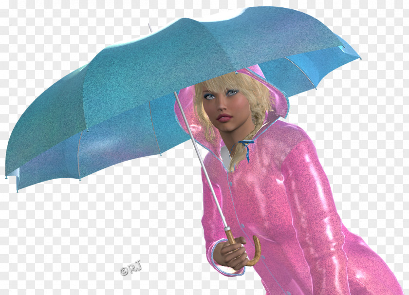 Rainy Day Umbrella Pink M Headgear PNG