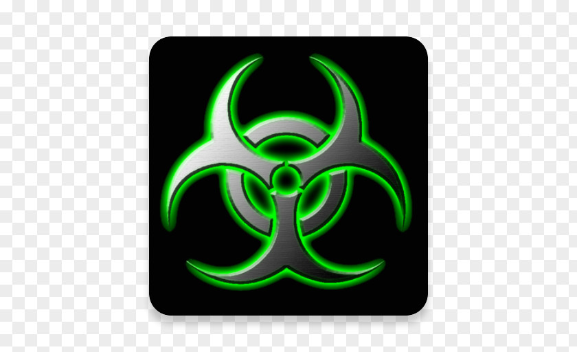 Symbol Biological Hazard Green Clip Art PNG