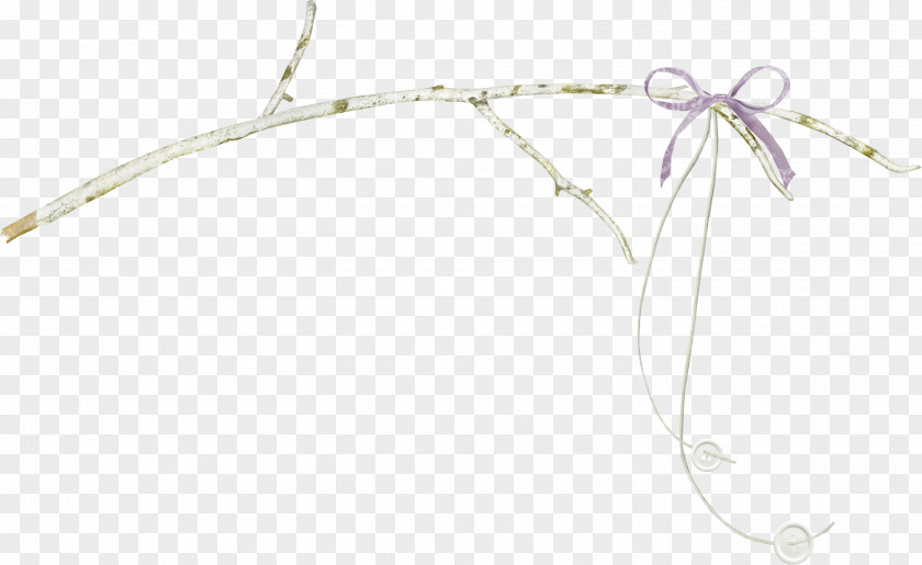 Branch Ribbon Rope Body Jewellery PNG