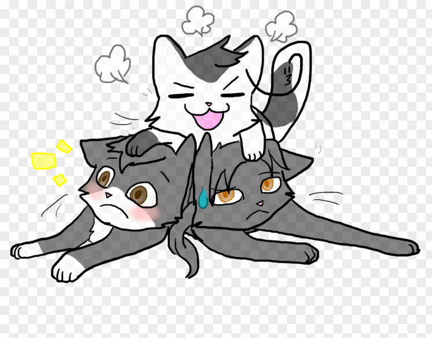 Cat Line Art Cartoon Clip PNG