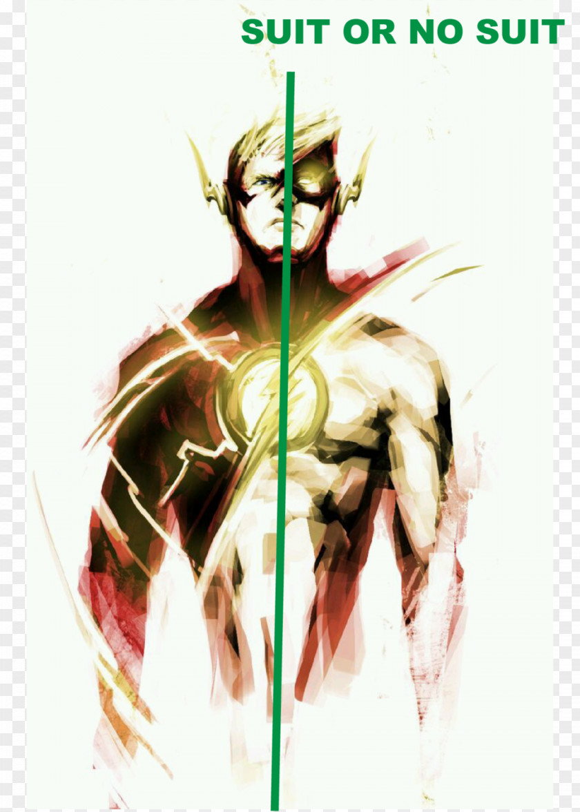 Flash The Wally West Art Comic Book PNG