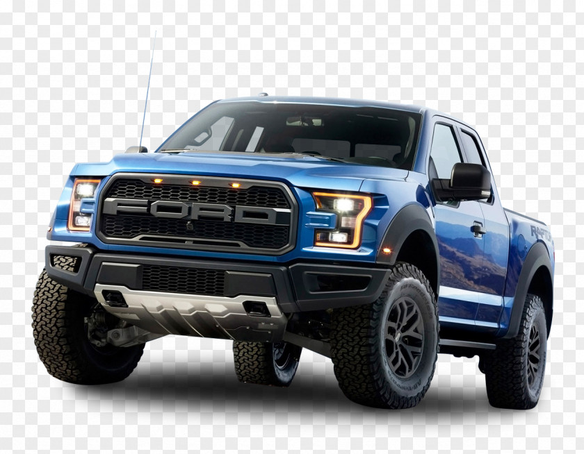 Ford F 150 Raptor Blue Car 2016 F-150 2017 Pickup Truck PNG