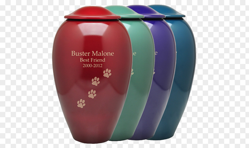 Vase Bestattungsurne Cremation Metal PNG