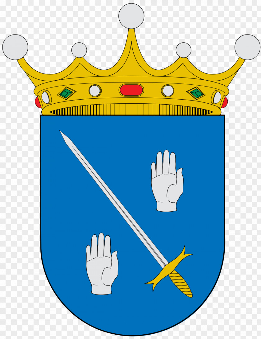 Villavicencio Escutcheon Selva Crown Coat Of Arms Spain PNG