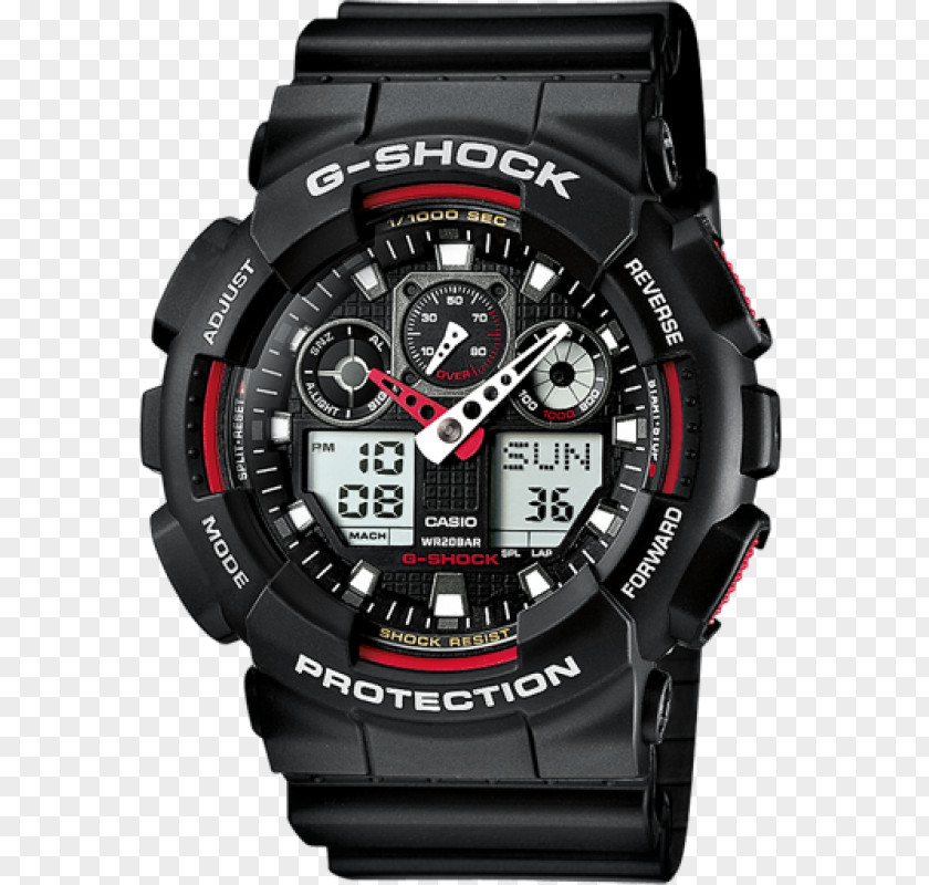 Watch G-Shock GA100 Casio Shock-resistant PNG