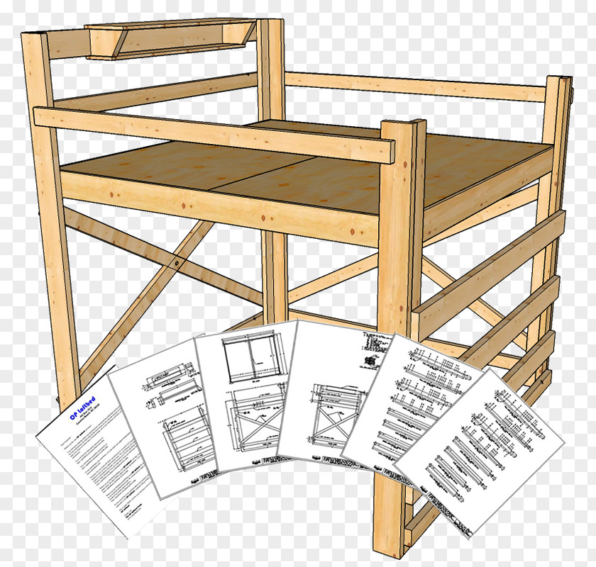 Bunk Bed Frame Bedroom Mattress PNG