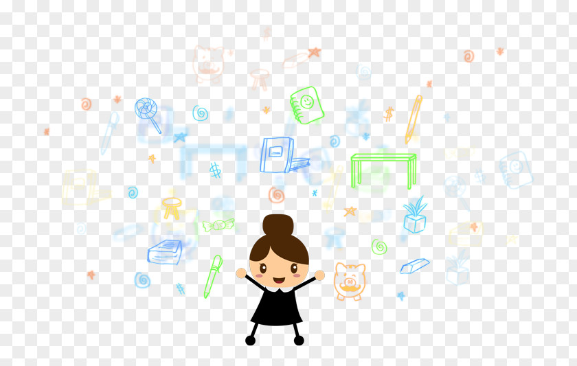 Computer Cartoon Illustration Human Behavior Product Design Desktop Wallpaper PNG