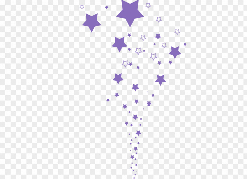 Floating Purple Star Hollywood Animation Clip Art PNG