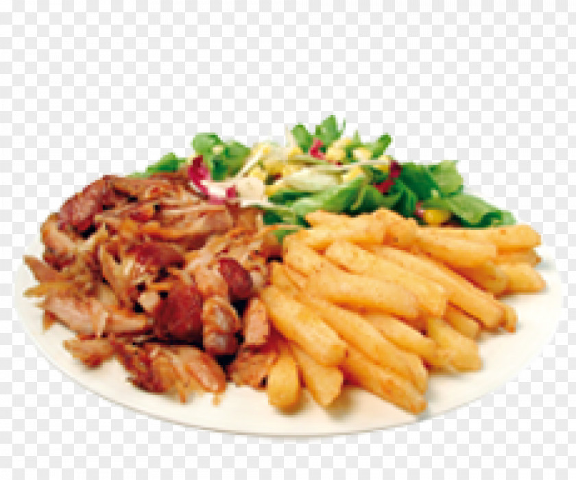 Salad French Fries Fast Food Hamburger Chicken Nugget PNG