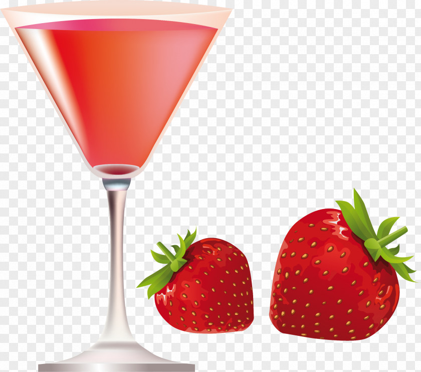 Strawberry Juice Material Free To Pull Cocktail Garnish Cosmopolitan Non-alcoholic Drink PNG