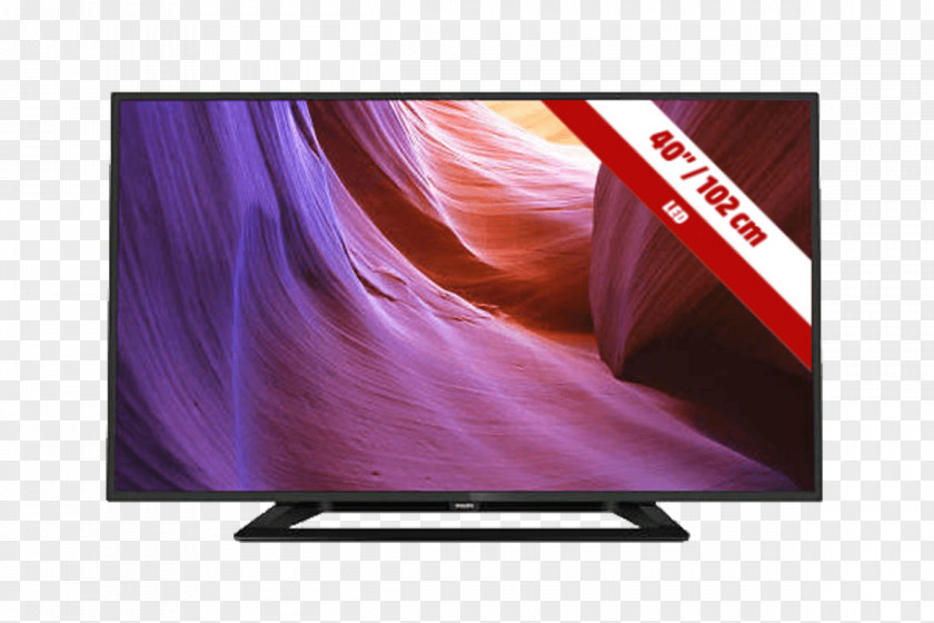 Television LED LED-backlit LCD Philips High-definition 1080p Smart TV PNG