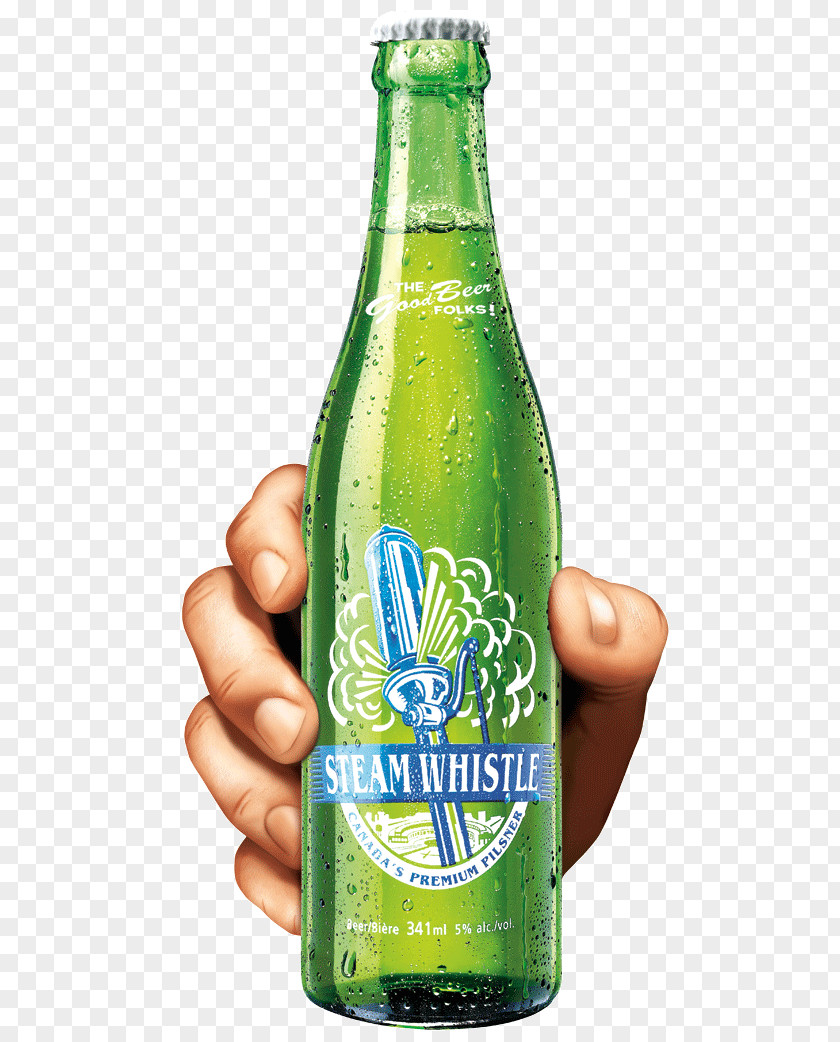 Beer Steam Whistle Brewing Bottle Brewery PNG