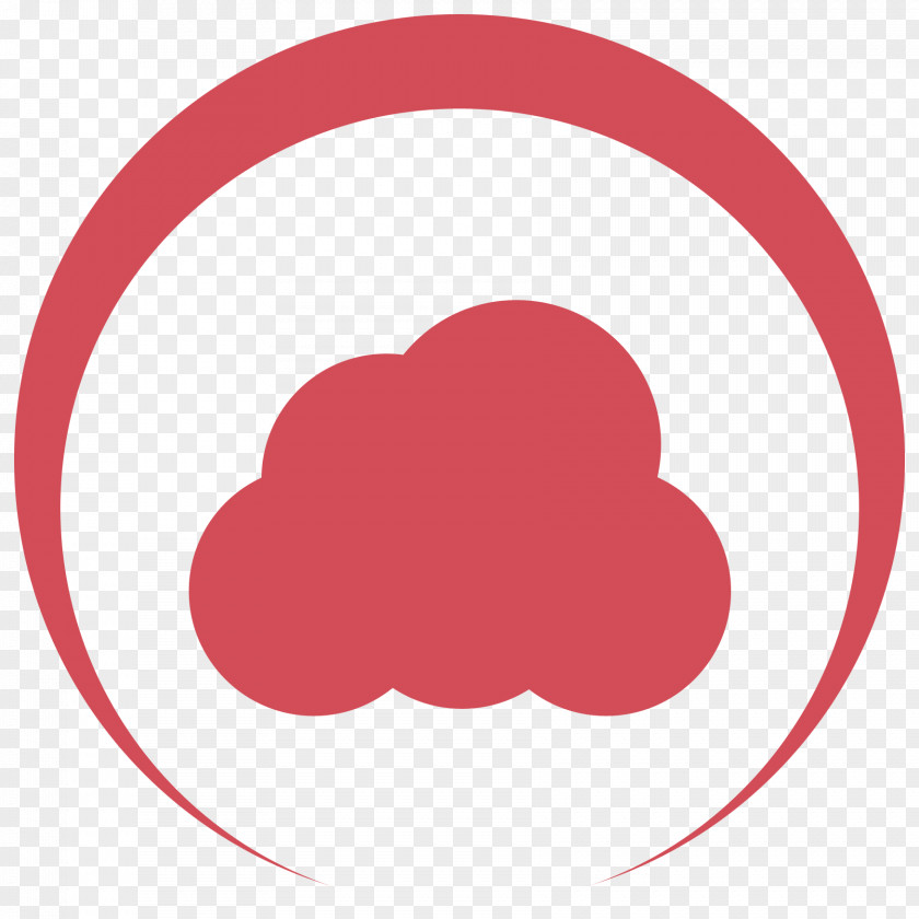 Cloud Service Line Heart Clip Art PNG