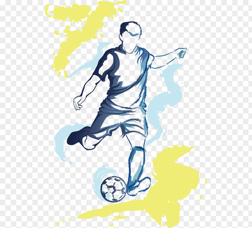 Drawing Football Players Kickball PNG